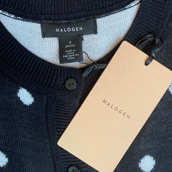 Halogen 3/4 sleeve Cardigan - Picture 3 of 5